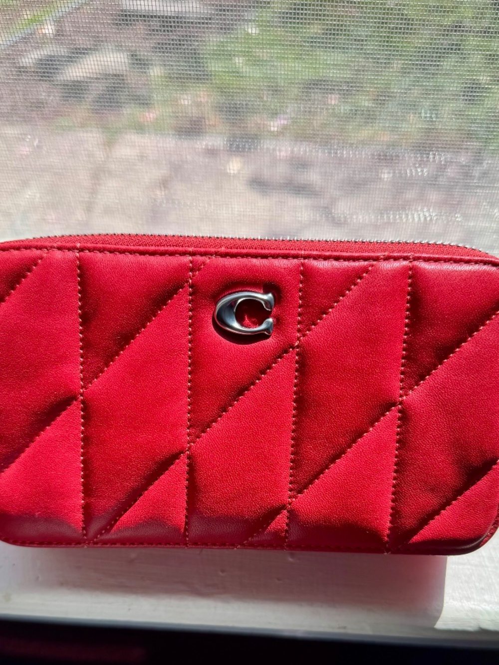 Coach Kira Crossbody Bag With Pillow Quilting Red